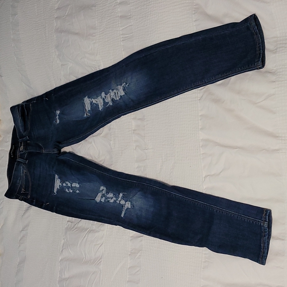 Express Mid Rise Jean Legging - Picture 4 of 10
